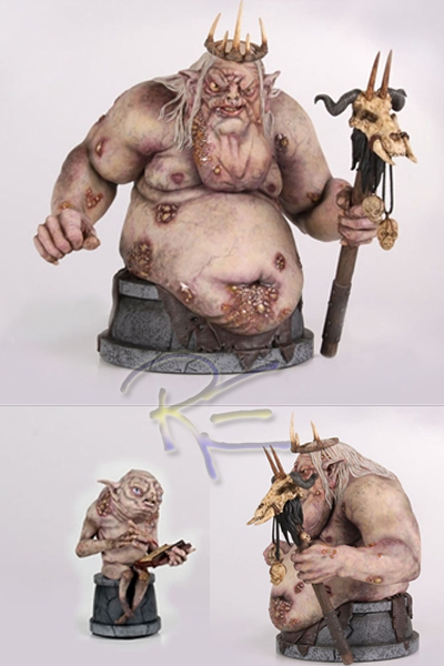 Gentle Giant The Hobbit The Goblin King and Goblin Scribe Bust
